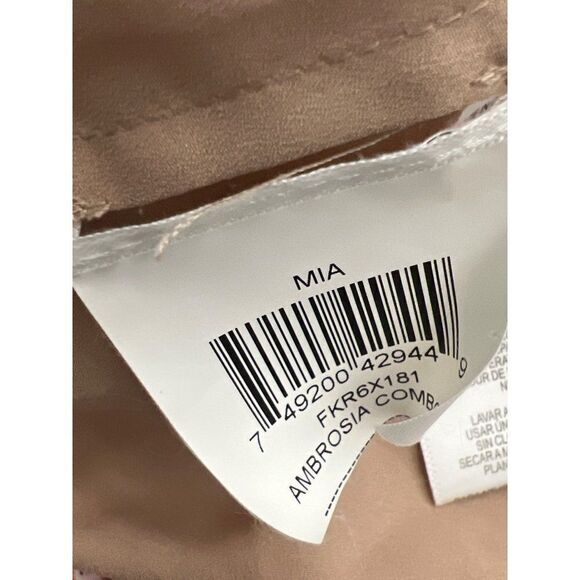 BCBG MaxAzria Women Pink Multicolored Blouson Halter Maxi Dress Size S - Picture 14 of 14